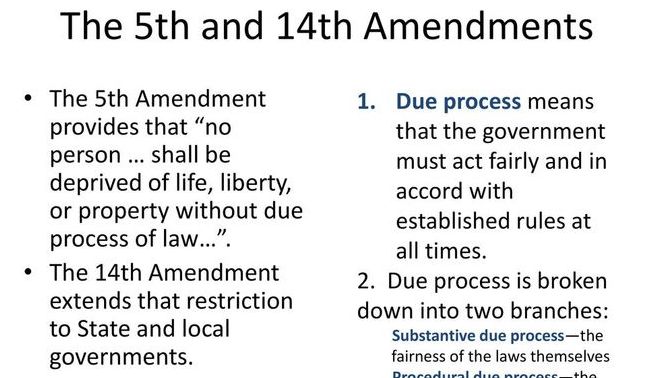 Even if someone commits a crime with direct evidence they still are afforded due process in a court of law. agree or disagree?