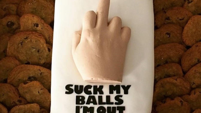 Guys, would you send your girl a cake like this?