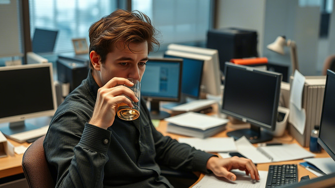 What jobs, if any would be okay if you drank alcohol at?