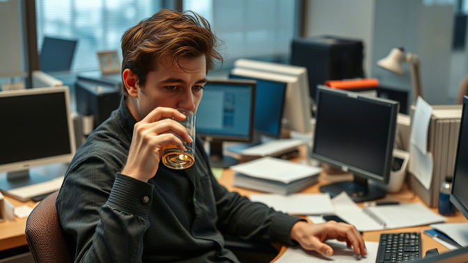 What jobs, if any would be okay if you drank alcohol at?