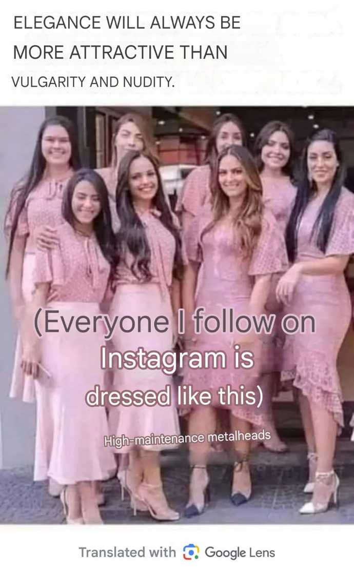 Why do you think many people on Instagram prefer to showcase more elevating styles rather than opting for elegance?
