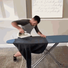 Do you ever iron your clothes?