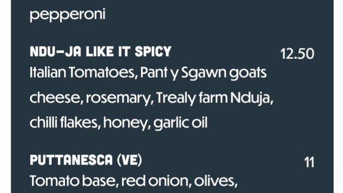 What pizza do you fancy?