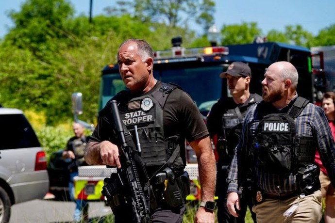 At least two are reputed dead; multiple others are wounded.