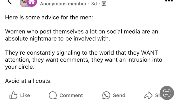 Why are some men so scared of women being seen?