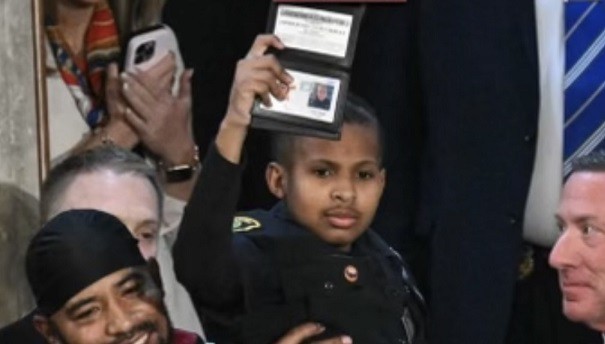 Did you tear up just a little bit when Trump made this little boy with brain cancer an honorary secret service agent?