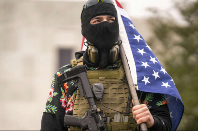 Since many believe that a well-armed citizenry is a check against a tyrannical government, does that mean we might shoot police officers and soldiers?