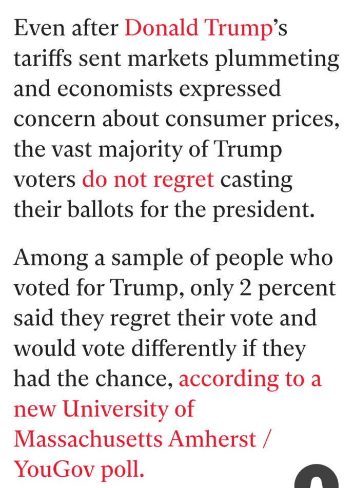 Democrats freak out after poll: 98% who voted for President Trump said they have no regrets. Do you think the Democrats are on political life support?