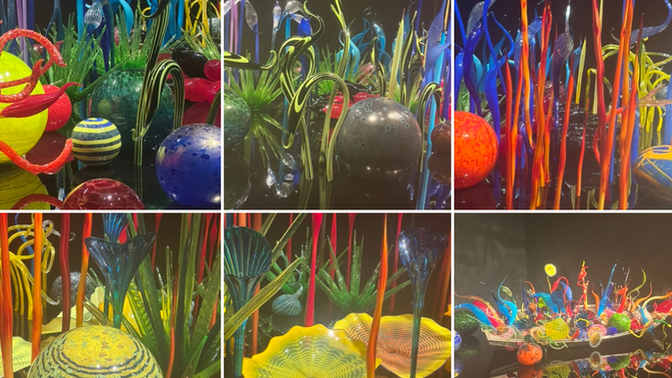 How do these Seattle glass museum photos look?
