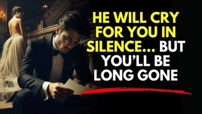 He Will Cry For You In Silence... But You'll Be Long Gone!! Has this ever happened to you?