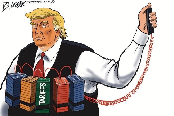 If Tariffs are truly creating inflation (bare with me conservatives) then shouldn't the Fed be lowering interest rates to offset it?