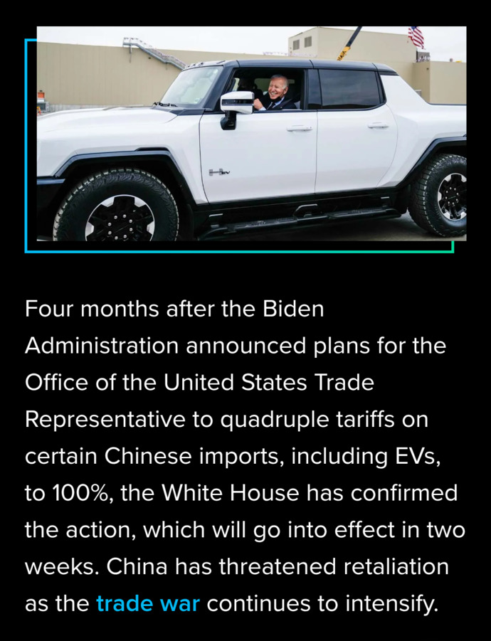 Why does the Democrat fake news report that its Trump who started the trade war with China when it was actually the Biden administration?