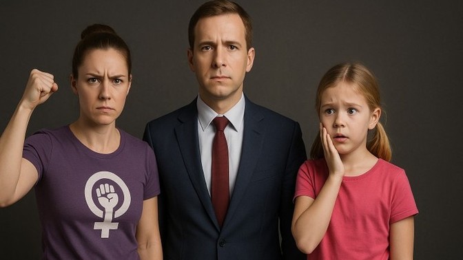 Do you believe in the saying "Feminists want the power of a man, the privilege of a woman, and the accountability of a child"? Why or why not?