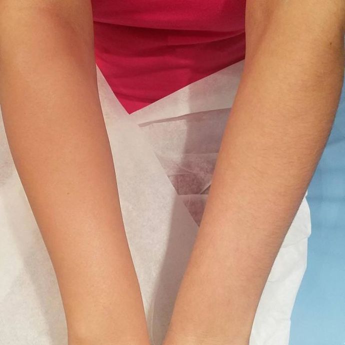 Guys, do you like it when girls get their arms waxed from wrist to shoulders?