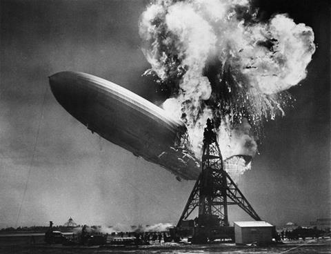 The Hindenberg fire.