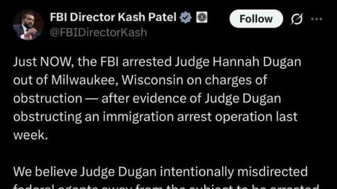 Arresting judges, now?