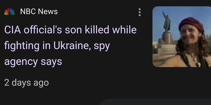 If someones son works for Russian military wouldnt that preclude them from CIA leadership?