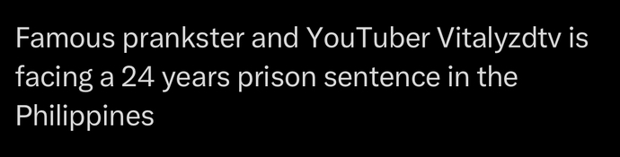 Thoughts on his legal issue?