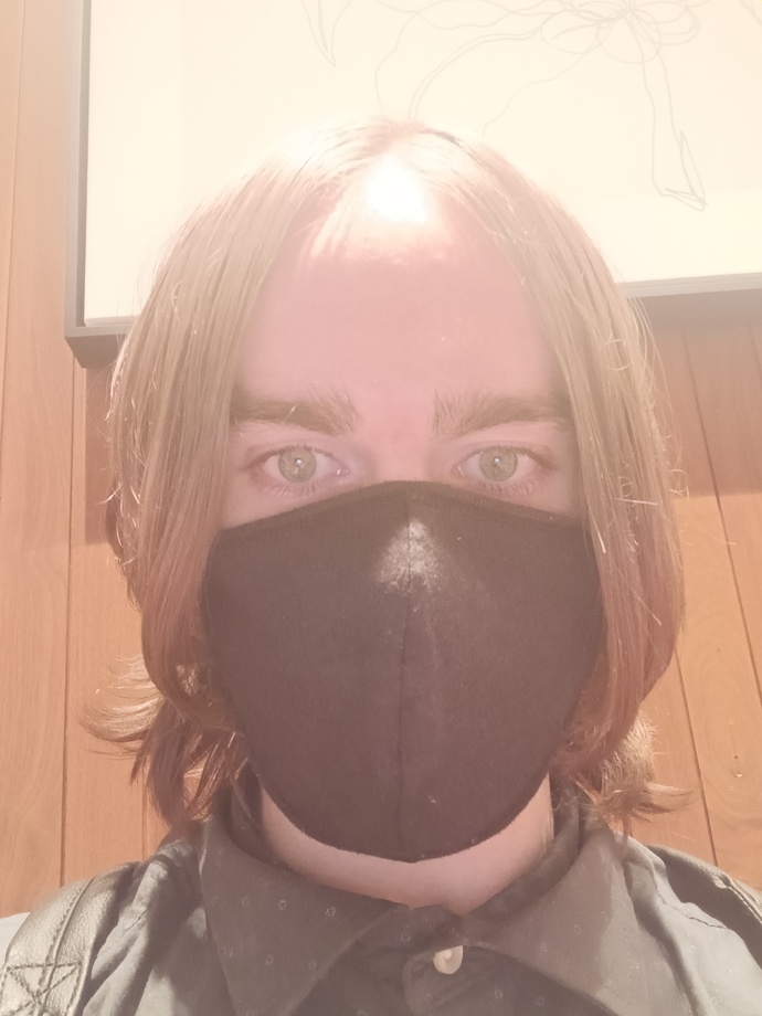 Why is this emo kid wearing a mask?