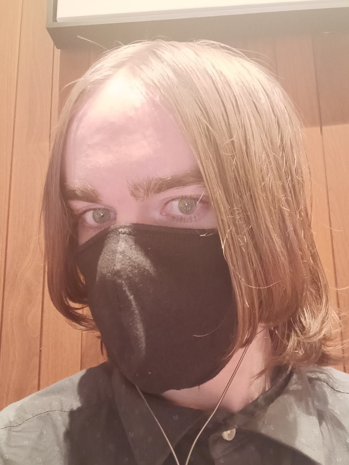 Why is this emo kid wearing a mask?