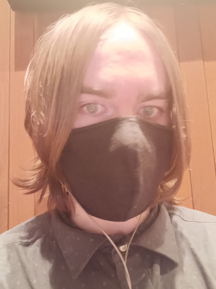 Why is this emo kid wearing a mask?