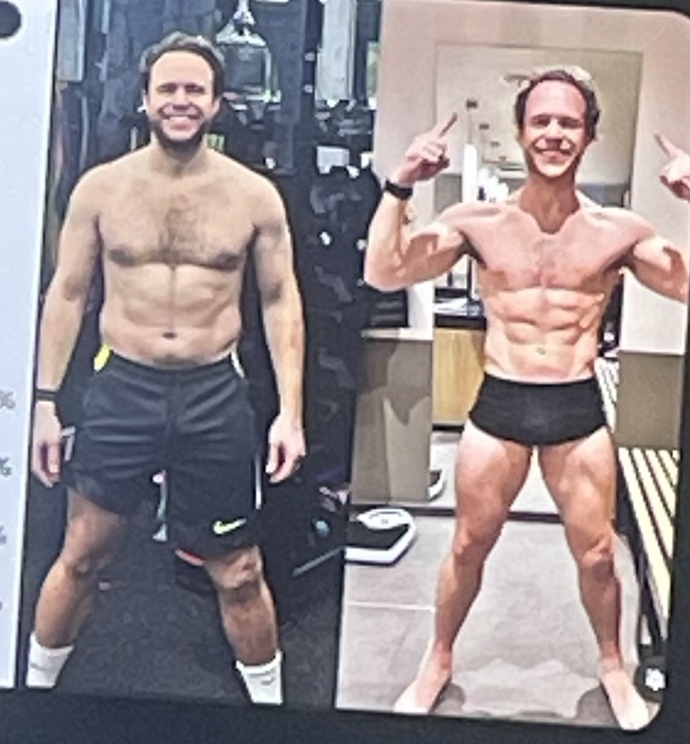 Do you think the guy in this image looks better before or after? Also are you male or female?