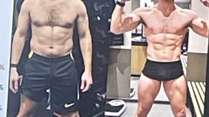 Do you think the guy in this image looks better before or after? Also are you male or female?