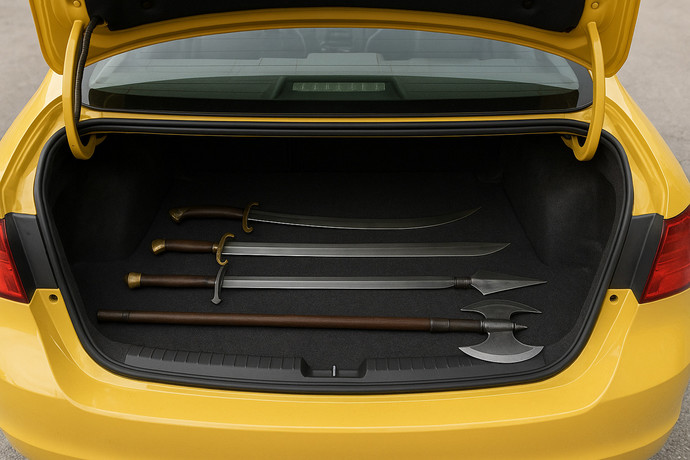 Do you keep cutlery in the car?