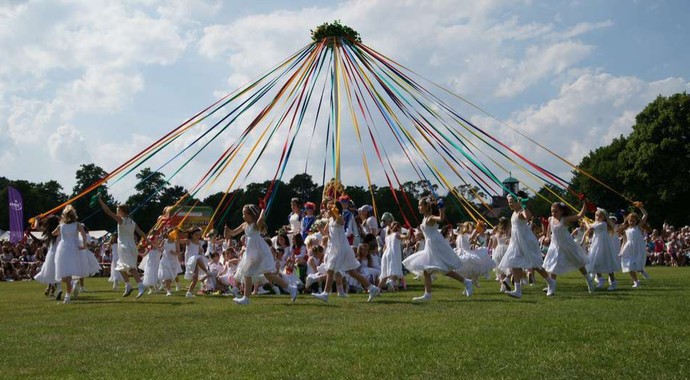 Have you ever danced around a May Pole?