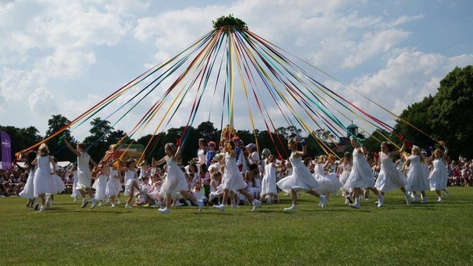 Have you ever danced around a May Pole?