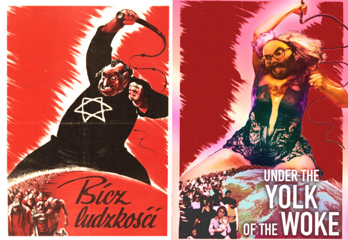 nazi propaganda easily turned into trump propaganda.
