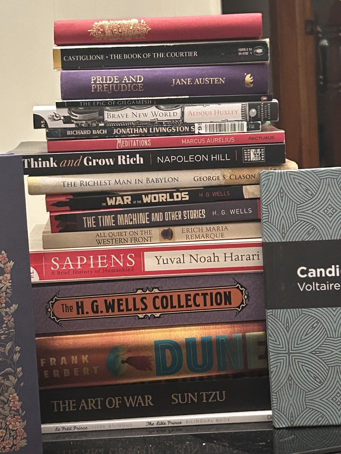 What do you think about my book collection?