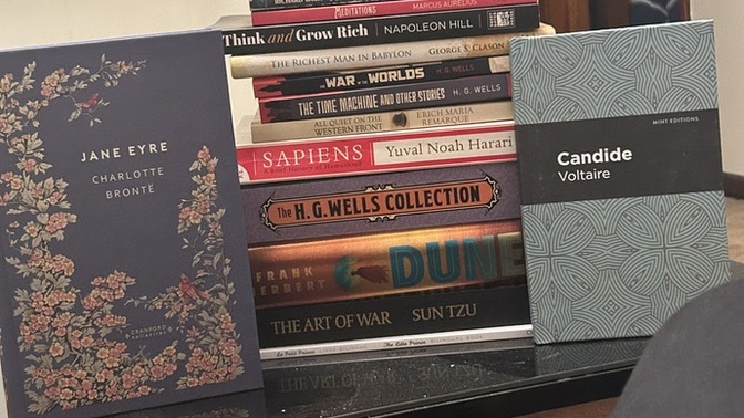 What do you think about my book collection?