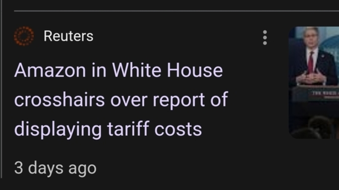 Wouldn't you want to see the cost of tariffs on your receipt?