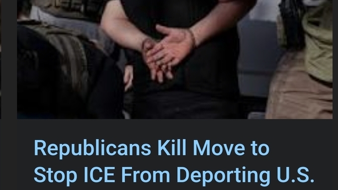 ICE is gestapo. Why would they vote against this?