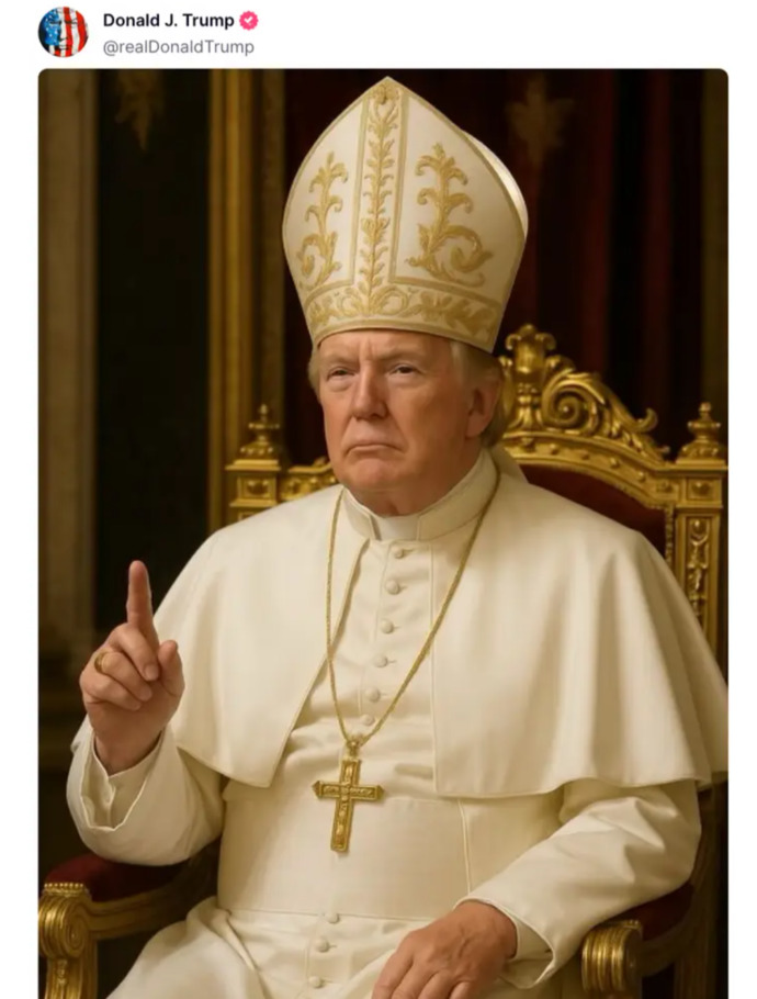 Do You Find Trump Creating An AI Post of Himself Dressed As The Pope Disrespectful?