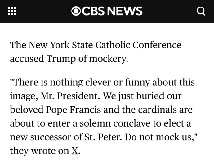 Do You Find Trump Creating An AI Post of Himself Dressed As The Pope Disrespectful?