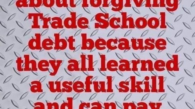 What do you think about them going to collect on all delinquent college loans?