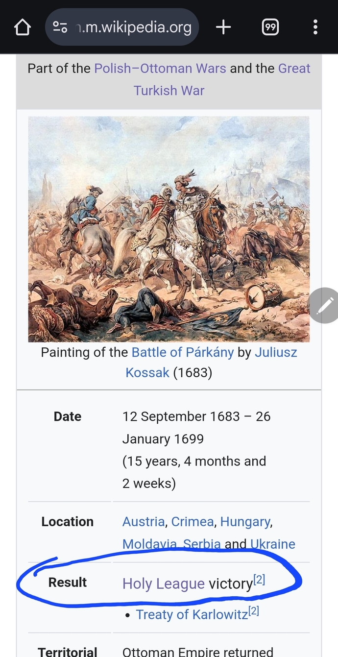 Why did the Christians never win a war against the Turks?