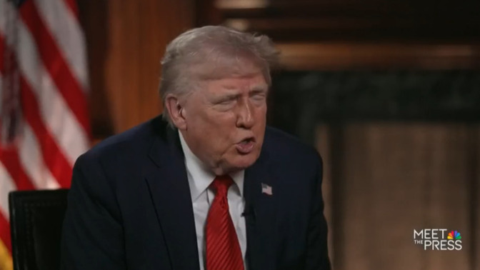 So, why would Trump answer "I don't know" when asked if he needs to uphold the Constitution in his interview on "Meet the Press"... seriously?