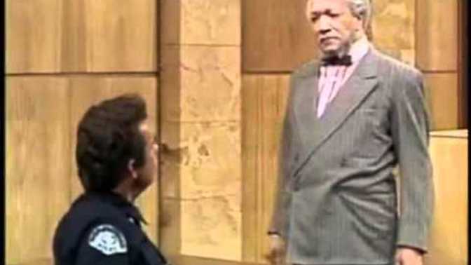 What would it be like if this scene from Sanford and Son was aired on TV instead of the 1970s?