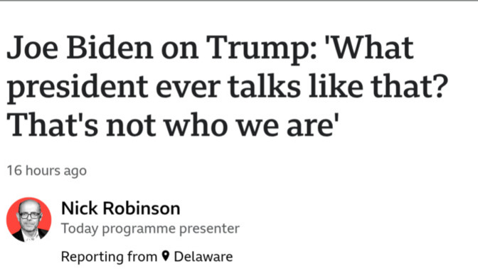 Joe Biden Criticize Trump, Wants To Know What Is Going On?