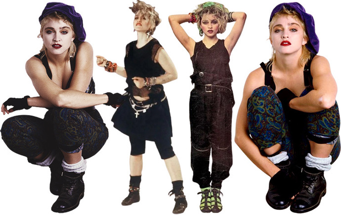 Are the outfits that Madonna wore in the 1980s, which caused so much controversy then, tame in comparison to even the average pop star of today?