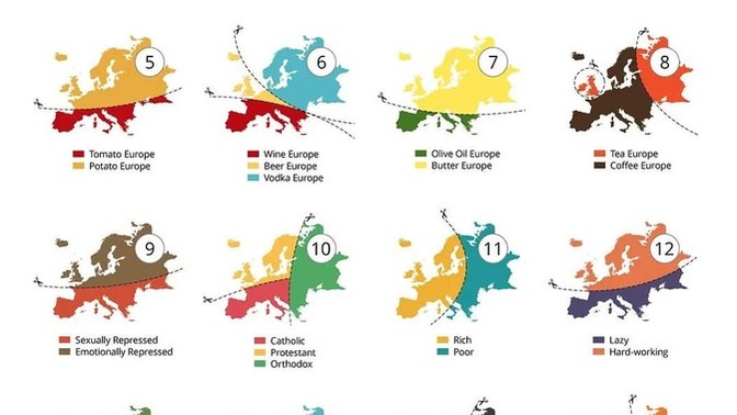Which map of Europe is dead on balls accurate? Debatable? False? New to you? Unfair? Funny AF? WTF?