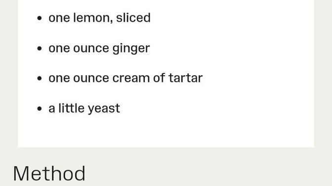 Have you made any drinks from scratch?