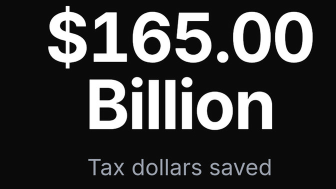 DOGE reaches $1,000+ milestone savings PER TAXPAYER cutting government waste fraud abuse and corruption! Why do Democrats oppose cutting your taxes?
