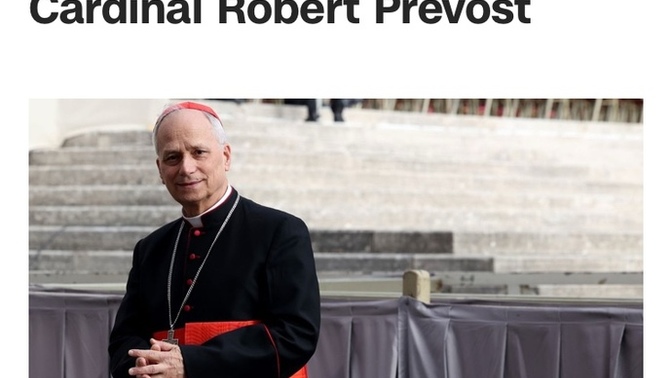 What are your thoughts on an American being chosen for the first time as Pope?