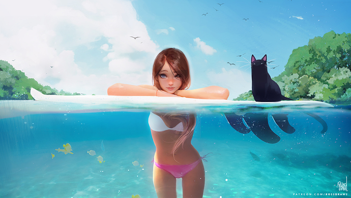 Does your, or someone you know, cat like water?