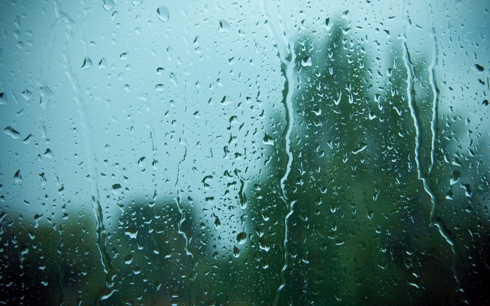 A male friend comes over completely soaked, what will he be wearing the remainder of the day?