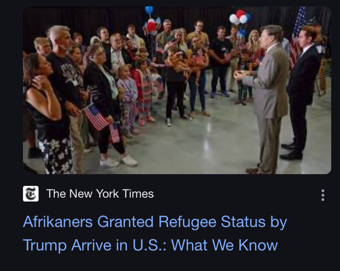 So…basically as long as they’re white?
